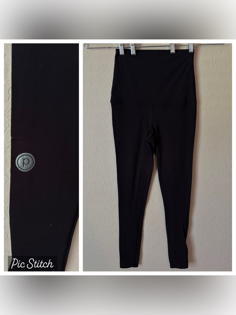 Pure Barre x Splits 59 | Women's High Rise Full Length Leggings Black Size M